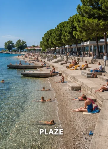 Plaže in obalni pas v Izoli